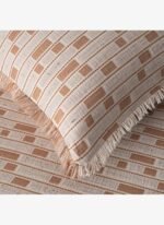 Ecocotton Merisa Çift Kişilik Pike Takımı %100 Organik Pamuk Müslin Dokuma Terra 240x260 Cm - Görsel 2