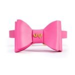 MOSHIQA Metapink Bow Dog Collar