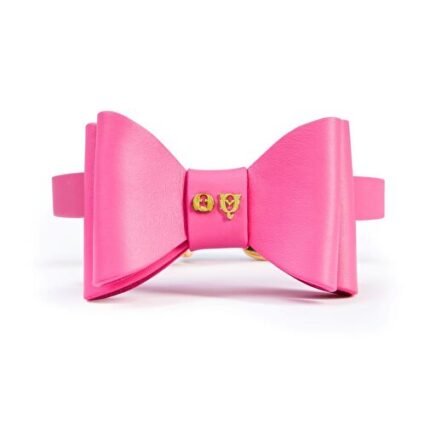 MOSHIQA Metapink Bow Dog Collar