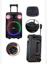 Midex MXR-1300 Mikrofonlu Şarjlı Portatif Taşınabilir Ses Sistemi Hoparlör (Akülü 15 İnç 1300 WATT) - Görsel 2