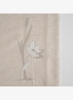 Ecocotton Mihra Çift Kişilik Nevresim Takımı %100 Organik Pamuk Keten Nakışlı Bej 200x220 Cm - Görsel 4