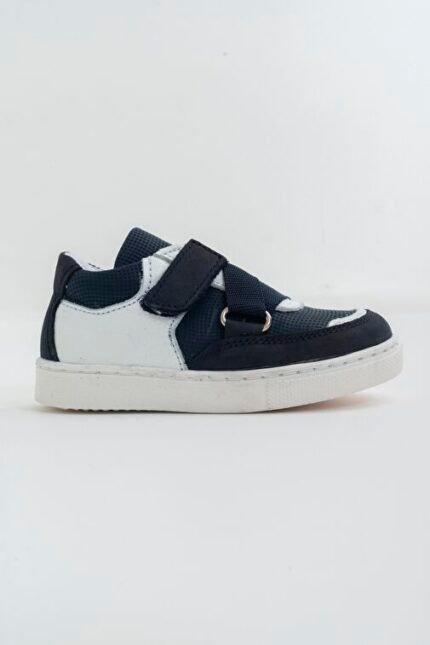 mnpc Erkek Çocuk Lacivert Deri Ortopedik Destekli Çocuk Sneaker Ayakkabı Bebe