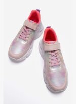 Mnpc Kız Çocuk Pudra Pembe Spor Ayakkabı Filet - Görsel 3