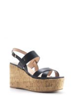 Nine West MONSA 5FX Siyah Kadın Dolgu Topuk Sandalet - Görsel 2