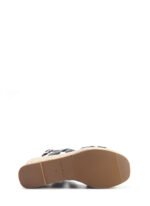 Nine West MONSA 5FX Siyah Kadın Dolgu Topuk Sandalet - Görsel 4