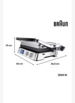 Braun Multıgrıll 9 Pro, CG9043 Contact Izgara ve TosT Makinesi - Görsel 3