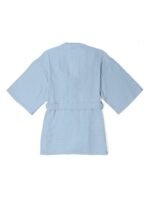 Deux Lapins Müslin Çocuk Kimono Bornoz - Endless Blue - Görsel 2