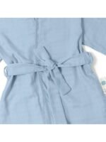 Deux Lapins Müslin Çocuk Kimono Bornoz - Endless Blue - Görsel 3