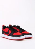 Nike Siyah - Kırmızı Erkek Çocuk Yürüyüş Ayakkabısı DV5456-600 COURT BOROUGH LOW GS - Görsel 2