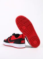 Nike Siyah - Kırmızı Erkek Çocuk Yürüyüş Ayakkabısı DV5456-600 COURT BOROUGH LOW GS - Görsel 4