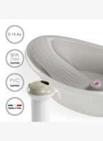 OKBaby Bebek Banyo Seti Bella Bebek Banyo Seti Dijital Termometreli Çift Yönlü Bebek Küveti & Splash Bebek Duşu A. Gri - Görsel 3