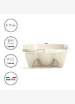 OKBaby Bebek Banyo Seti Onda Dijital Termometreli Çift Yönlü Bebek Küveti & Splash Bebek Duşu K. Beyaz - Görsel 3