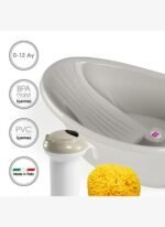 OKBaby Bella Bebek Banyo Seti 3 Parça Açık Gri - Görsel 2