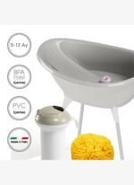 OKBaby Bella Bebek Banyo Seti 4 Parça Açık Gri - Görsel 3