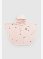 Little Gusto Organik Pamuk Müslin Plaj Panço Havlu Pembe - Görsel 2