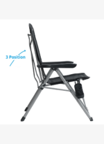 Outwell Campo Recliner 3 Kademeli Konforlu Katlanır Kamp Sandalyesi - Görsel 2