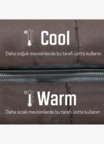 Outwell Contour Supreme Yazlık & Kışlık Taraflı -20°C Uyku Tulumu Coffee - Görsel 2