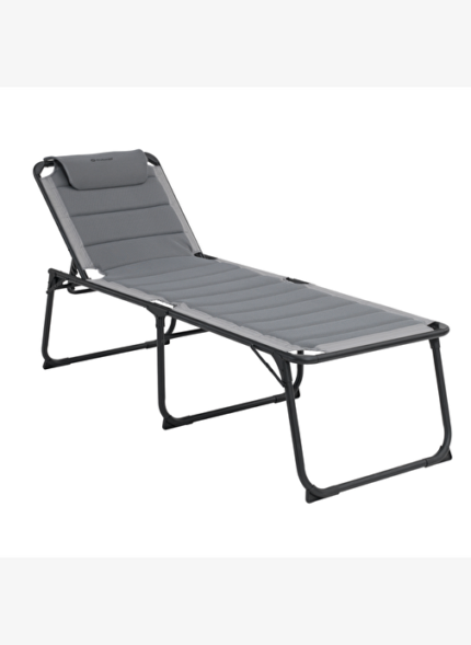 Outwell Samoa Premium Ultra Konforlu 5 Pozisyonlu Katlanır Şezlong Grey