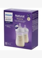 Philips Avent Doğal Tepkili Pp 2'li Biberon Seti 260ml Beyaz-1 Ay