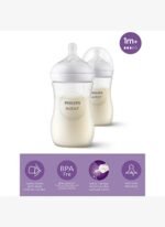 Philips Avent Doğal Tepkili Pp 2'li Biberon Seti 260ml Beyaz-1 Ay - Görsel 2