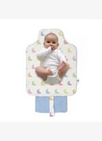 Deux Lapins Rainbow Lapin Blue - Müslin Bebek Pratik Alt Açma Matı