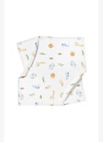Casadora Baby Safari %100 Organik Pamuk Müslin 3'lü Örtü Seti 70 x 70 cm - Görsel 3