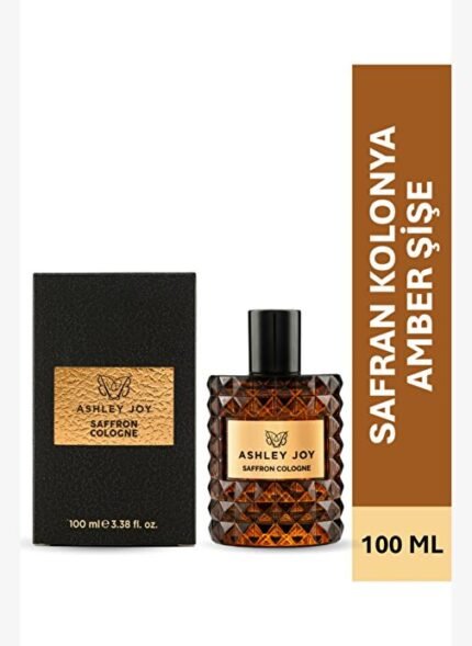 Ashley Joy Safran Kolonya Amber Cam Şişe 100 ML