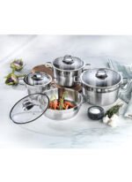 Schafer Vals 8 Parça Inox Çelik Tencere Seti
