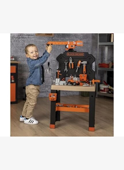 Smoby Black & Decker Vinçli Çalışma Tezgahı 360741