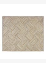 Yargıcı Soyut Desenli Jüt Dikdörtgen Halı(160x230 Cm)
