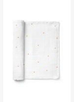 Casadora Baby Stars %100 Organik Pamuk Yıkanmış Müslin Örtü 115 x 115 cm