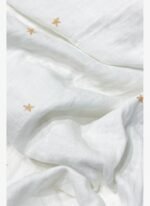 Casadora Baby Stars %100 Organik Pamuk Yıkanmış Müslin Örtü 115 x 115 cm - Görsel 3