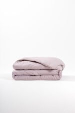 Barine Washed Linen Keten Çift Kişilik Nevresim Lila 200x220 - Görsel 2