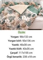 Wellgro 6 Parça Tropical Beşik & Karyola Uyku Seti - Görsel 3