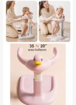 Wellgro HoldMe Bebek Banyo Duş Standı Pembe - Görsel 2