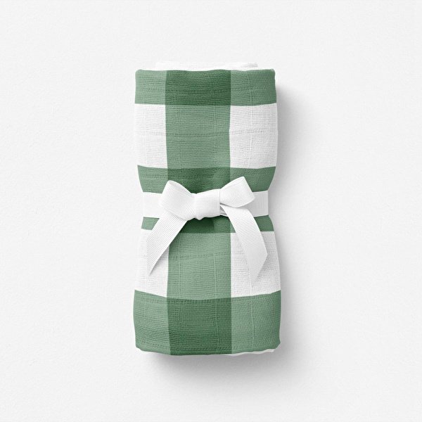 Petit Fleur Green Check