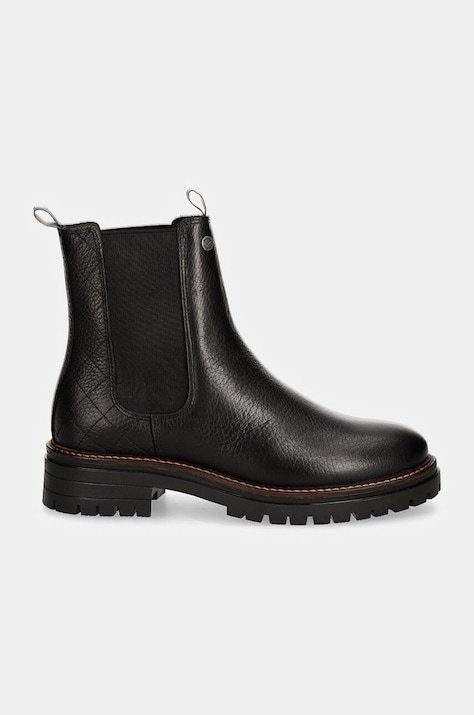 Barbour Evie Siyah Deri