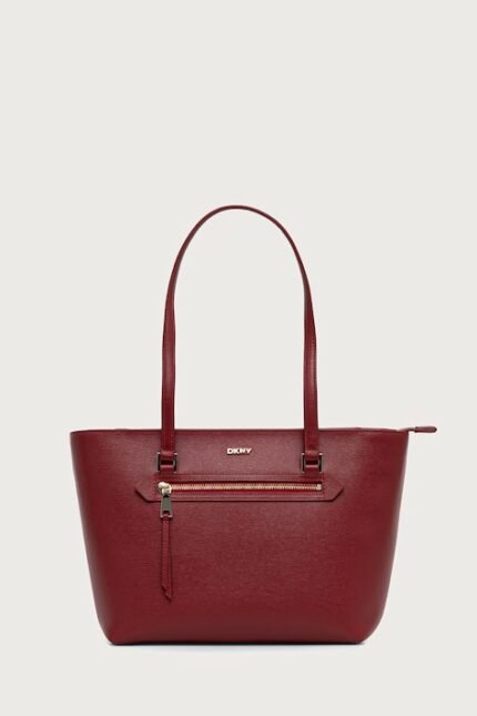 dkny kırmızı kadın deri