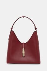 furla kırmızı deri çanta