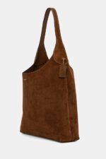 coach suede brooklyn shoulder