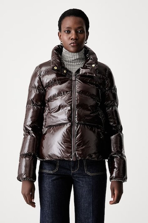 AW25-KUD06U-89A_F1 Pinko Kadın Kapitone Ceket