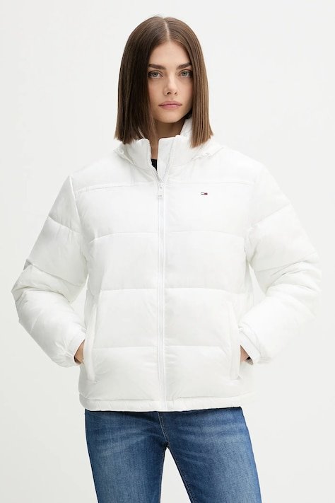 AW25-KUD0DO-00X_F1 Tommy Jeans Beyaz Kış