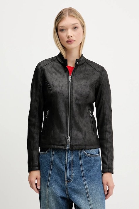 AW25-KUD0ZN-99X_F1 Desigual BASIC Siyah Geçiş