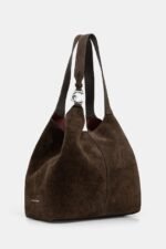 coccinelle yeşil süet hobo