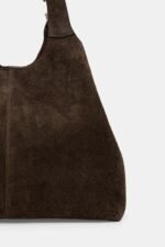 coccinelle yeşil süet hobo