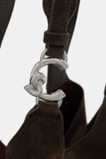 coccinelle yeşil süet hobo