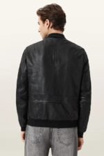 allsaints erkek deri mont