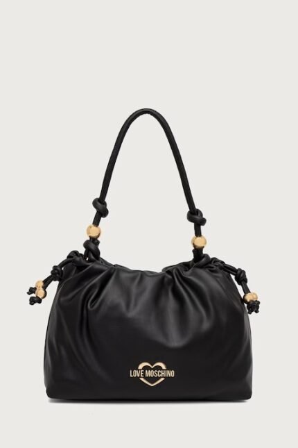 love moschino siyah deri