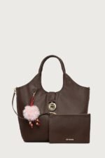 love moschino kahverengi tote