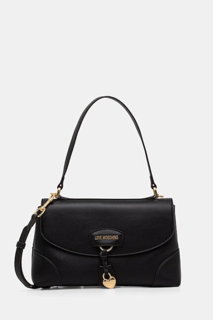 love moschino siyah deri